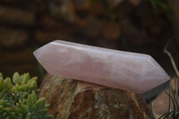 Polished Double Terminated Pink Rose Quartz Points  x 4 From Ambatondrazaka, Madagascar - TopRock