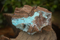 Natural Drusy Coated Chrysocolla & Malachite Specimens x 3 From Likasi, Congo