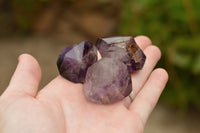 Polished Mini Window Smokey Amethyst Points x 24 From Ankazobe, Madagascar - TopRock