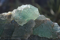 Natural Stepped Green Fluorite Specimen  x 1 From Uis, Namibia