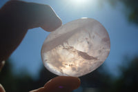 Polished Gemmy Pink Rose Quartz Palm Stones  x 12 From Madagascar - Toprock Gemstones and Minerals 