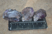 Natural Skeletal Smokey Amethyst Window Quartz Crystals  x 24 From Chiredzi, Zimbabwe - Toprock Gemstones and Minerals 