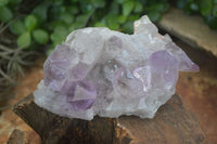 Natural Jacaranda Amethyst Clusters  x 3 From Zambia - Toprock Gemstones and Minerals 