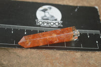 Polished Packaged Hand Crafted Resin Pendant with Carnelian Chips - sold per piece - From Bulwer, South Africa - TopRock