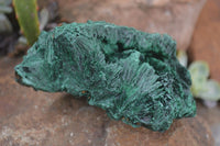 Natural Large Chatoyant Silky Malachite Specimens  x 4 From Kasompe, Congo - Toprock Gemstones and Minerals 