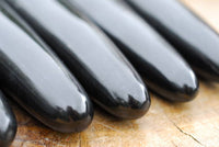 Polished Black Basalt Massage Wands x 12 From Madagascar - TopRock