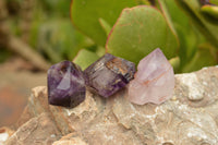 Polished Mini Window Smokey Amethyst Points x 24 From Ankazobe, Madagascar - TopRock