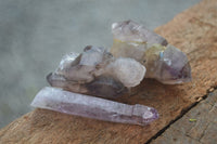 Natural Smokey Amethyst Window Quartz Crystals  x 20 From Chiredzi, Zimbabwe - Toprock Gemstones and Minerals 