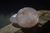 Polished Gemmy Pink Rose Quartz Palm Stones  x 12 From Madagascar - Toprock Gemstones and Minerals 