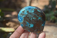 Polished Blue Shattuckite Free Forms  x 4 From Namibia