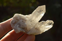 Natural Small Optic to Near Optic Quartz Clusters  x 35 From Madagascar - TopRock