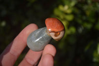 Polished Mini Polychrome / Picasso Jasper Mushrooms  x 20 From Madagascar