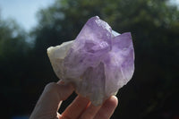 Natural Jacaranda Amethyst Clusters  x 3 From Mumbwa, Zambia - Toprock Gemstones and Minerals 