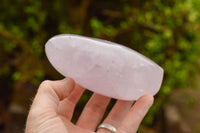 Polished Rare Blue Rose Quartz Standing Free Forms  x 2 From Ambatondrazaka, Madagascar - TopRock