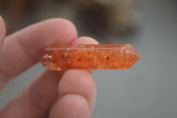 Polished Packaged Hand Crafted Resin Pendant with Carnelian Chips - sold per piece - From Bulwer, South Africa - TopRock