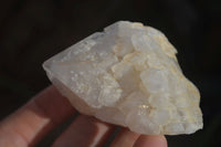 Natural "Cathedral Window" Terminated Candle Quartz Formations  x 14 From Madagascar - Toprock Gemstones and Minerals 