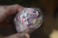 Polished Purple Lepidolite Points  x 2 From Madagascar