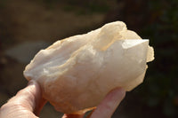 Natural Medium to Larger Lovely White Quartz Clusters x 3 From Madagascar - TopRock