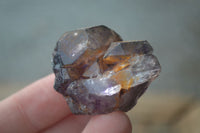 Natural Smokey Amethyst Window Quartz Crystals  x 20 From Chiredzi, Zimbabwe - Toprock Gemstones and Minerals 