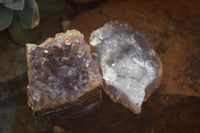 Natural Amethyst & Crystal Centred Geodes  x 24 From Zululand, South Africa - TopRock