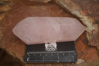 Polished Double Terminated Pink Rose Quartz Points  x 4 From Ambatondrazaka, Madagascar - TopRock