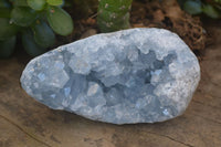 Natural Blue Celestite Crystal Specimens  x 3 From Madagascar - Toprock Gemstones and Minerals 