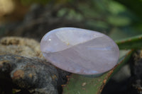 Polished Gemmy Rose Quartz Palm Stones  x 20 From Ambatondrazaka, Madagascar - Toprock Gemstones and Minerals 