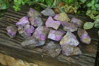 Natural Rough Stichtite & Serpentine Specimens  x 24 From Barberton, South Africa - Toprock Gemstones and Minerals 