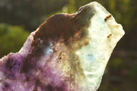 Polished Semi Translucent Watermelon Fluorite Slices x 2 From Uis, Namibia - TopRock