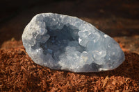 Natural Blue Celestite Crystal Specimens  x 3 From Madagascar - Toprock Gemstones and Minerals 