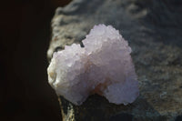 Natural Small Pale Lilac Spirit Quartz Clusters x 35 From Boekenhouthoek, South Africa