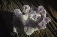 Natural Sugar Amethyst Clusters  x 4 From Zambia