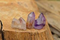 Polished Mini Window Smokey Amethyst Points x 24 From Ankazobe, Madagascar - TopRock