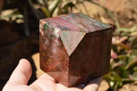 Polished Stunning Ocean Jasper Cubes (Corners Cut To Stand) x 3 From Madagascar - TopRock