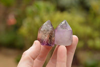 Polished Mini Window Smokey Amethyst Points x 24 From Ankazobe, Madagascar - TopRock