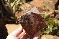 Polished Stunning Ocean Jasper Cubes (Corners Cut To Stand) x 3 From Madagascar - TopRock