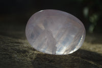 Polished Gemmy Rose Quartz Palm Stones  x 20 From Ambatondrazaka, Madagascar - Toprock Gemstones and Minerals 