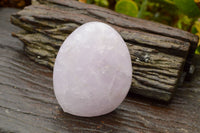 Polished Rare Blue Rose Quartz Standing Free Forms  x 2 From Ambatondrazaka, Madagascar - TopRock