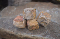 Natural Limonite Iron Pseudomorph Cubic Crystals  x 35 From Lydenburg, South Africa