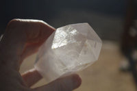 Polished Clear Quartz Crystal Points  x 6 From Madagascar