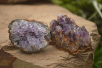 Natural Amethyst & Crystal Centred Geodes  x 24 From Zululand, South Africa - TopRock