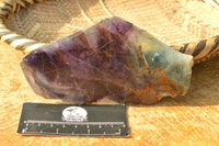 Polished Semi Translucent Watermelon Fluorite Slices x 2 From Uis, Namibia - TopRock