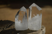 Polished Clear Quartz Crystal Points  x 6 From Madagascar