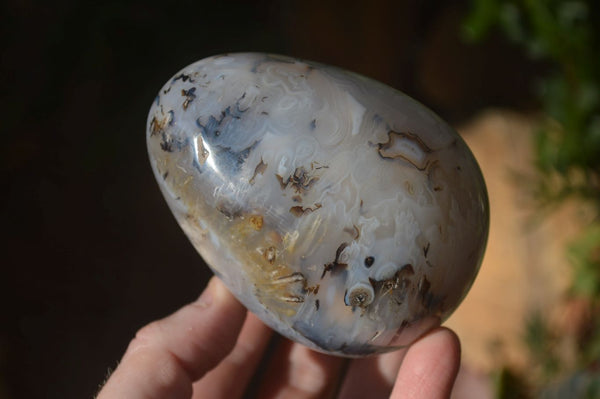 Polished Agate Egg & Nodule  x 2 From Madagascar