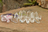 Polished Small Semi Optic Quartz Points x 35 From Madagascar - TopRock