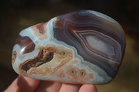 Polished River Agate Free Forms  x 6 From Sashe River, Zimbabwe - Toprock Gemstones and Minerals 