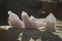 Natural Pale Lilac Spirit Quartz Crystals x 35 From Boekenhouthoek, South Africa