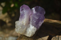 Natural Jacaranda Amethyst Clusters  x 3 From Mumbwa, Zambia - Toprock Gemstones and Minerals 