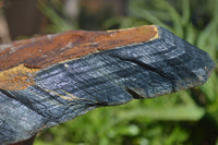 Natural Golden Blue Tigers Eye Specimens  x 2 From Prieska, South Africa - TopRock