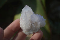 Natural Small Pale Lilac Spirit Quartz Clusters x 35 From Boekenhouthoek, South Africa